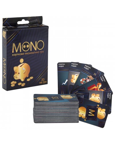 Карткова гра 30569 (укр) "Mono" , в кор-ці 13,5-9-2,2 см